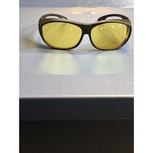 Sunglasses Over the Glasses size M (138mm X 40mm) Night Driving Yellow